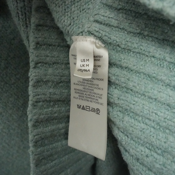 Free People Brookside Oversized Tunic Sweater, Spearmint size M - Picture 7 of 8